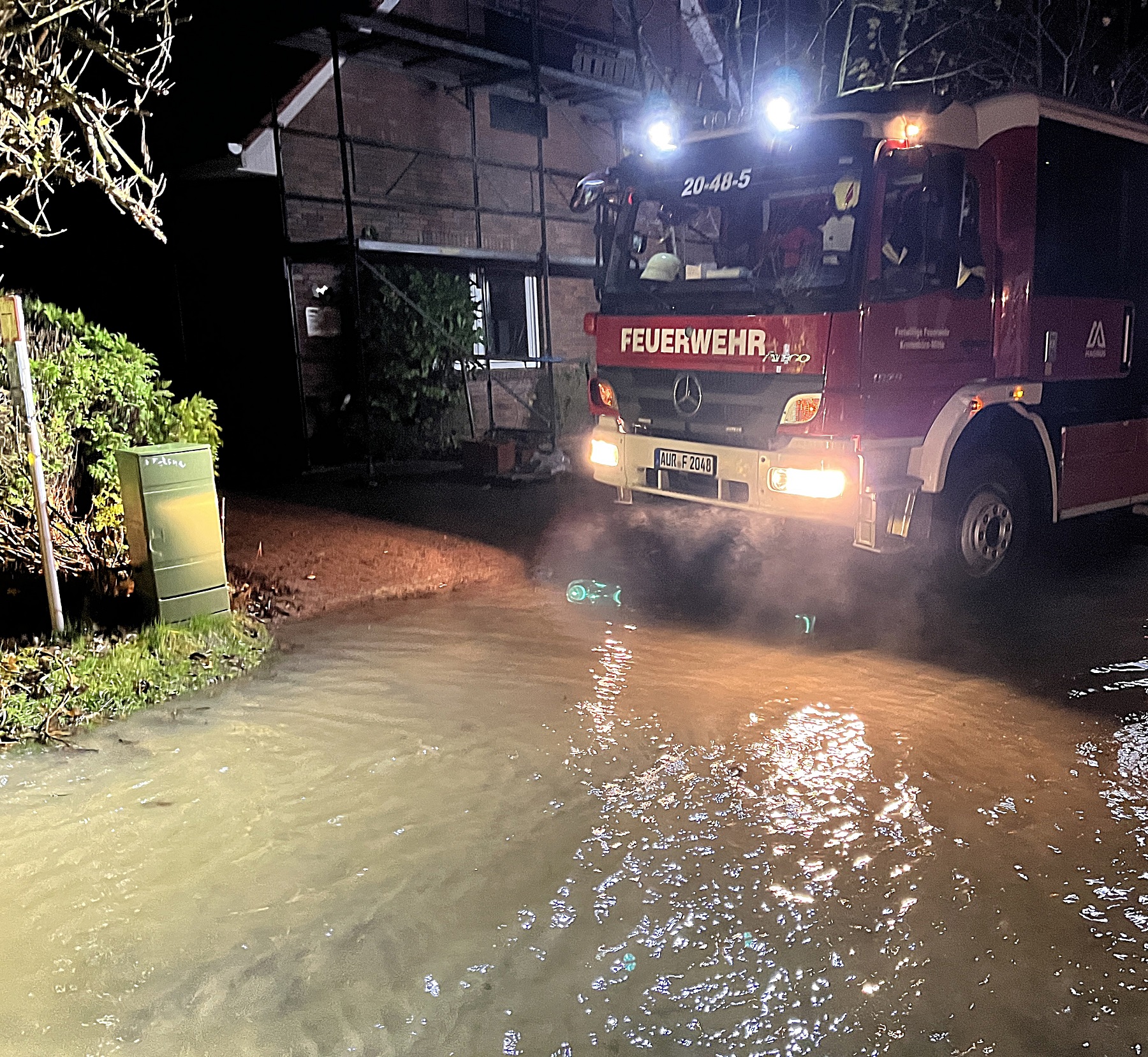 Mehr über den Artikel erfahren Wasserrohrbruch – Pewsum