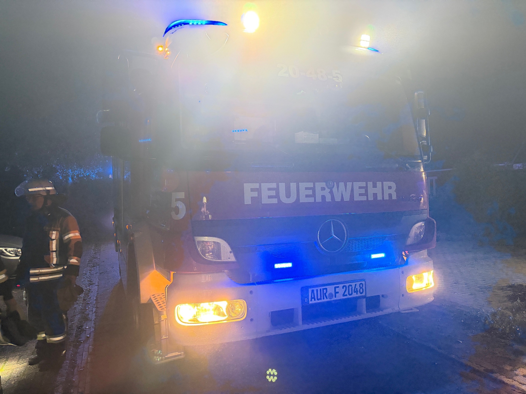 Mehr über den Artikel erfahren Ausgelöster Rauchwarnmelder in der Nacht – Freepsum
